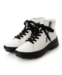 le coq sportif/【レイン対応】サイドジッパーレースアップブーツ（LA ローラン RG）/504860003