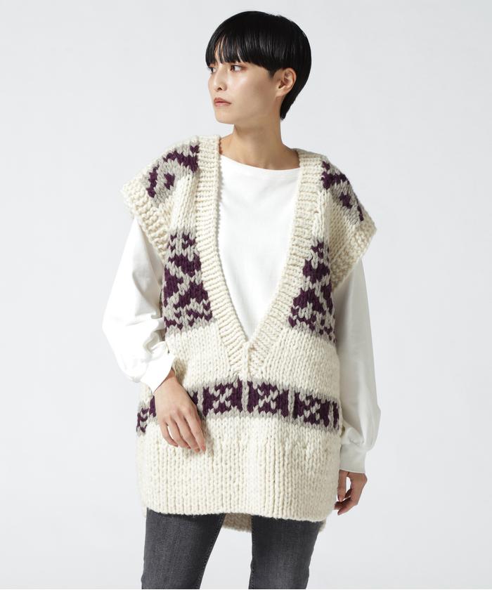 セール 40%OFF】RHODOLIRION/ロドリリオン Cowichan Vest カウチン