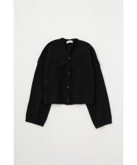 moussy/CROP KNIT BUTTON UP カーディガン/504969007