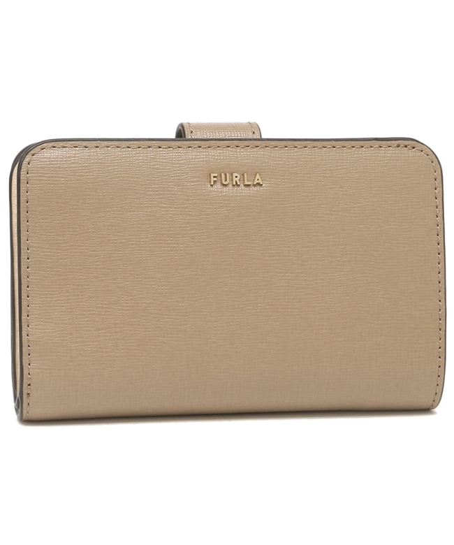 セール】フルラ 二つ折り財布 バビロン ベージュ レディース FURLA