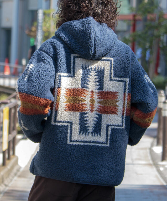 PENDLETON/ペンドルトン】BOA ZIP HOODIE ボアジップフーディー