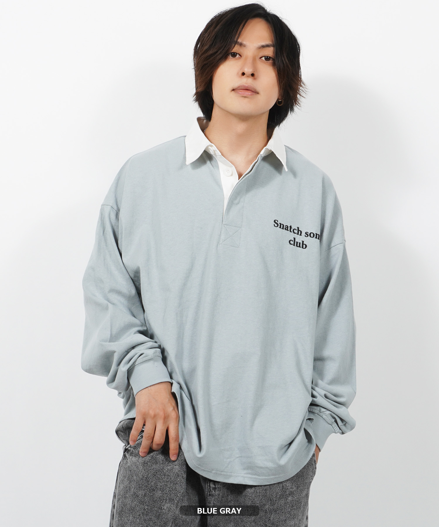 ワンフォークロージング 1111clothing ラガーシャツ メンズ ワンフォークロージング 1111clothing ラガーシャツ メンズ