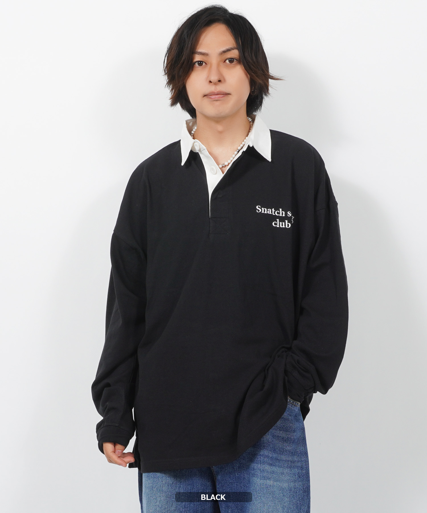 ワンフォークロージング 1111clothing ラガーシャツ メンズ ワンフォークロージング 1111clothing ラガーシャツ メンズ