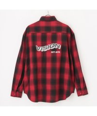 MAC HOUSE(men)/VISION STREET WEAR ヴィジョンストリートウェア ネルチェック刺繍シャツ 2705018/504969602