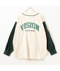 MAC HOUSE(men)/VISION STREET WEAR ヴィジョンストリートウェア 長袖ベースボールネルシャツ 2705019/504969604