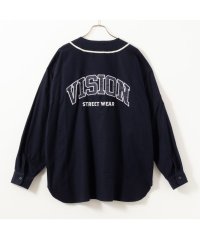 MAC HOUSE(men)/VISION STREET WEAR ヴィジョンストリートウェア 長袖ベースボールネルシャツ 2705019/504969604