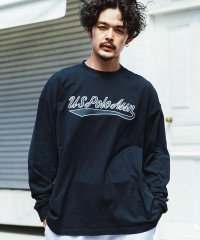 JIGGYS SHOP/US.POLO ASSN.(ユーエスポロアッスン) ブランド別注オーバーサイズロンT / ロンT メンズ Tシャツ おしゃれ 長袖 ロンティー カットソー トッ/504585621