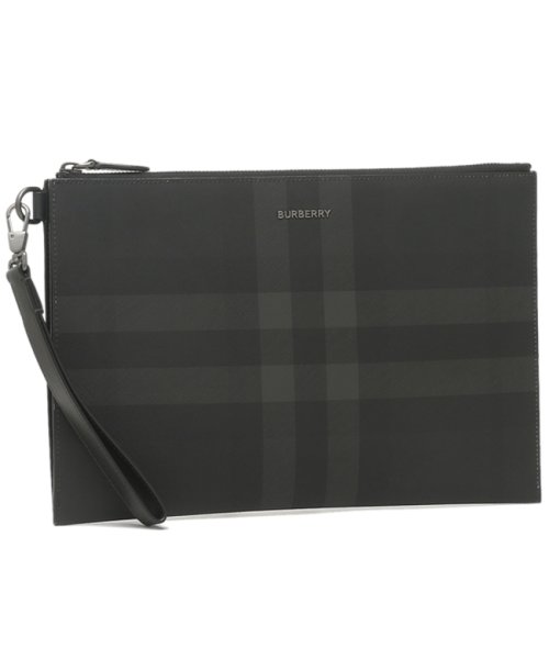 セール 14 Off バーバリー クラッチバッグ エディン ポーチ グレー メンズ Burberry A18 バーバリー Burberry D Fashion