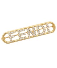 FENDI/フェンディ ブローチ アクセサリー フェンディグラフィ ゴールド ホワイト レディース FENDI 8AH614 A44G F089U/504974893