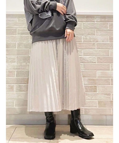 【セール】スエードプリーツスカート(504975064) | ルノンキュール(Lugnoncure) - d fashion
