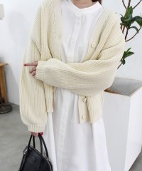 MODE ROBE/モードローブ MODE ROBE カラーニットカーディガン/504975175