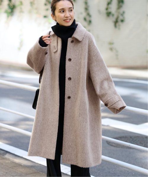 ≪予約≫ウールモヘアシャギーバルカラーコート(504976005