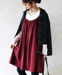 and it_/アンドイット and it_ ワンピース【and it_】ベーシックギャザーフレアコットンキャミワンピース(ミドル丈)【M】レディース ワンピース チュニック /503029613