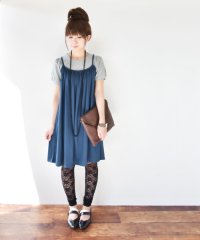and it_/アンドイット and it_ ワンピース【and it_】ベーシックギャザーフレアコットンキャミワンピース(ミドル丈)【M】レディース ワンピース チュニック /503029613