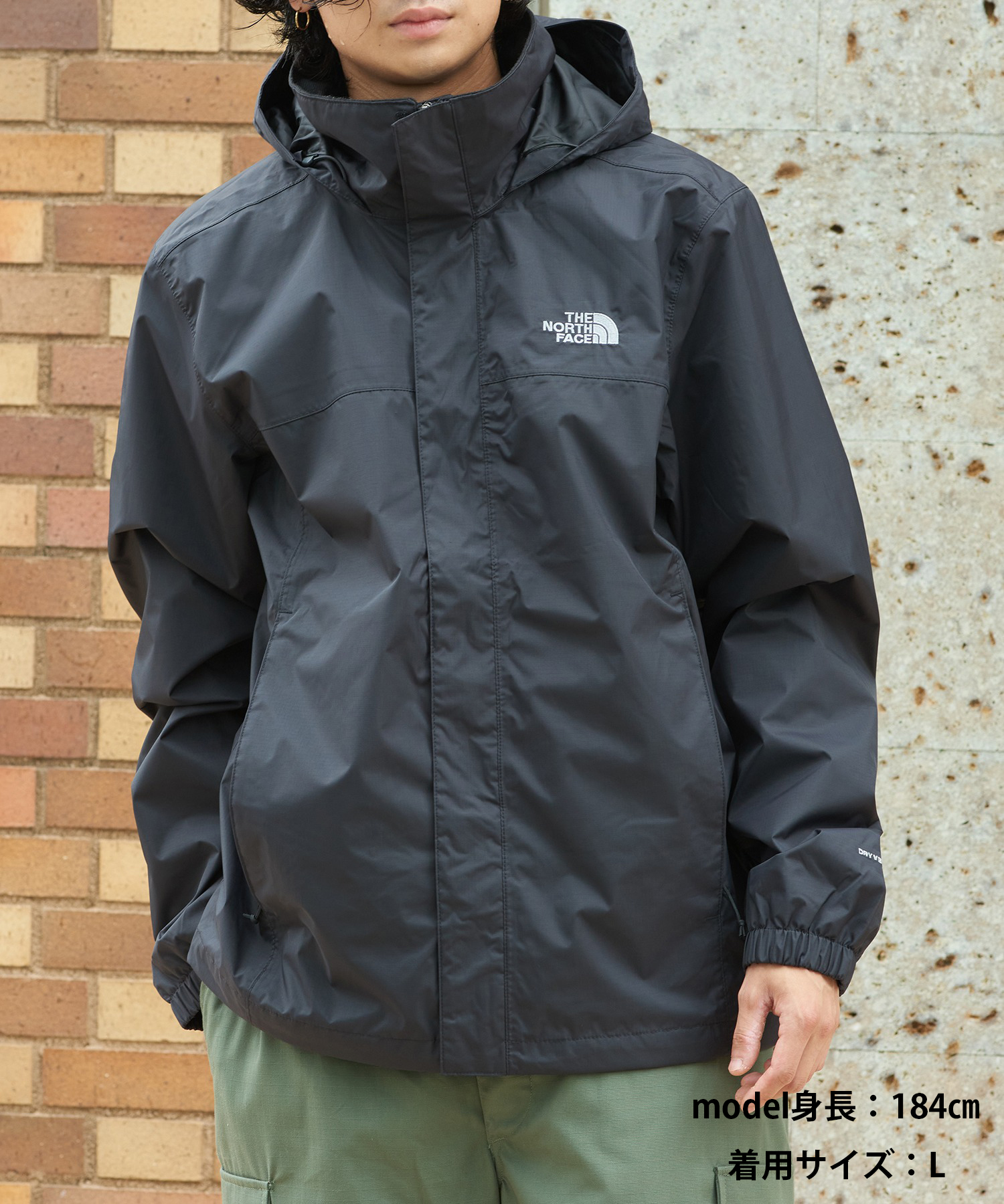 NORTH FACE ナイロンジップアップパーカー