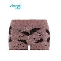 sloggie/スロギー sloggi スロギー “ほっ”とアイテム ニットパンツ G069 パープルx幾何柄/504975545