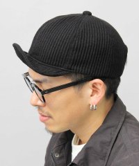 Besiquenti/ベーシックエンチ Basiquenti リブ編みニット ショートバイザー アンパイアキャップ ボールキャップ ショートキャップ 帽子/504976501
