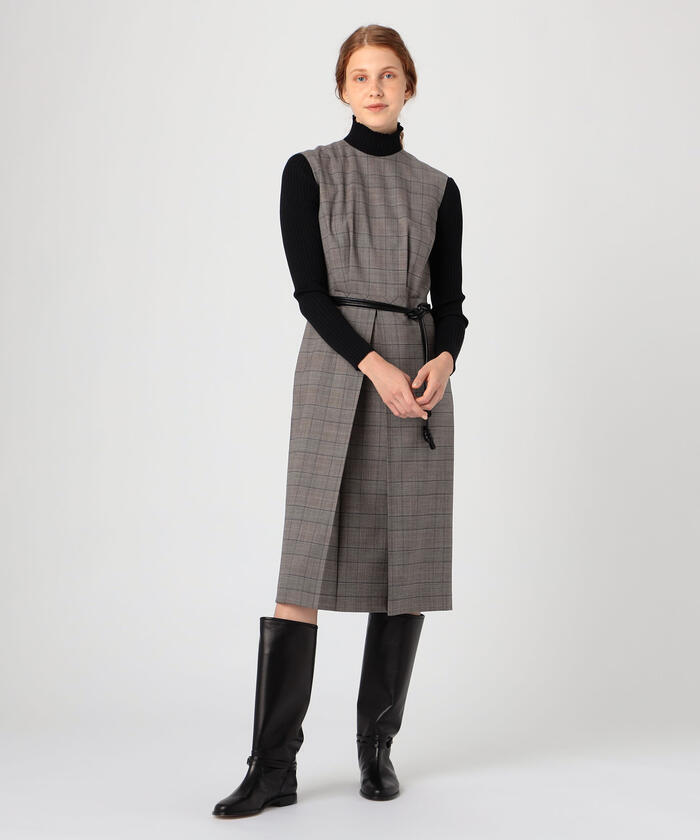 セール 40%OFF】グレンシャーク ウエストタックワンピース