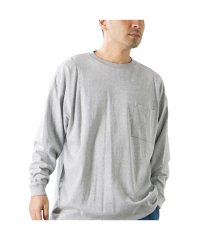 MAC HOUSE(men)/グッドウェア 袖リブスーパービッグシルエット 胸ポケット付きロングスリーブTシャツ 2W7－0502－22FW/504978568