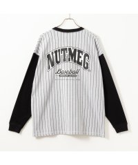 MAC HOUSE(men)/Goodwear グッドウェア Goodwear x NUTMEG スーパービッグシルエット ロゴロングスリーブTシャツ 2W7－62204/504978570