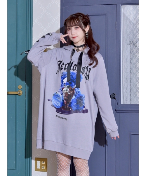 NOEMIE ノエミー くま耳ユニセックスファーブルゾン ノエミー NOEMIE ねこ耳ユニセックスファーブルゾン （淡グレー
