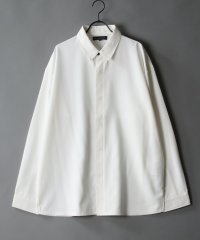 SITRY/【SITRY】Polyester tropical Fly front Over shirt/ポリトロ 比翼仕立て オーバーシャツ メンズ 長袖 シャツ/504272645