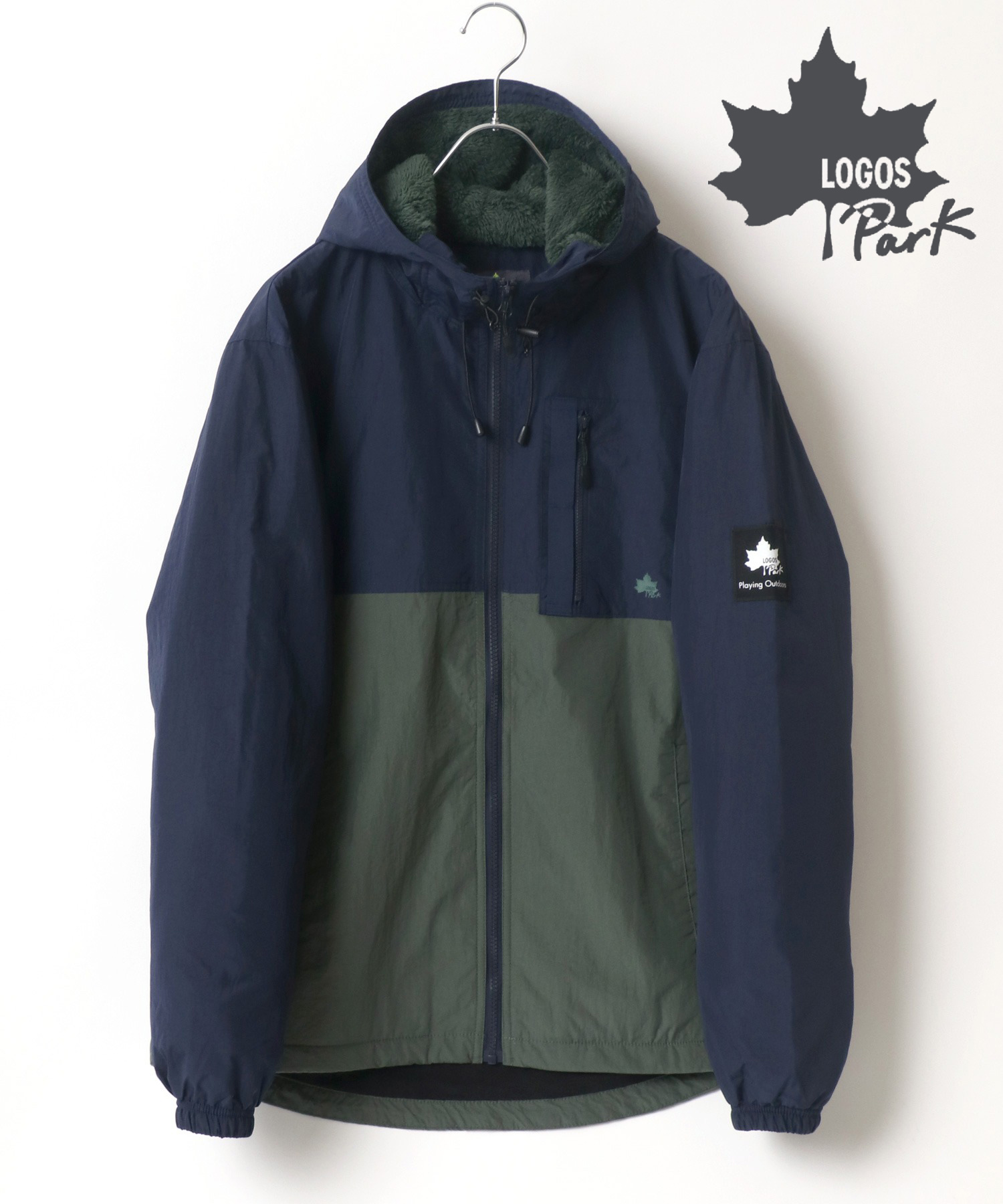 LOGOS】ロゴス 裏フリースパーカー マウンテンパーカー 撥水 LOGOS】ロゴス 裏フリースパーカー マウンテンパーカー 撥水
