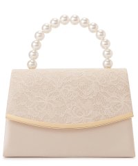 Lace Ladies/レースレディース Lace Ladies パールハンドルフラップレースハンドバッグ/504987055