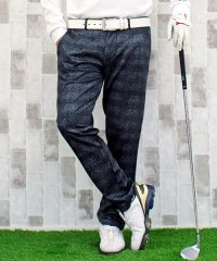 TopIsm/トップイズム TopIsm ゴルフパンツ メンズ ゴルフウェア 総柄 ストレッチ イージーパンツ スラックスタイプ ジャージ ウエストゴム スリム ボトムス 秋/504987491