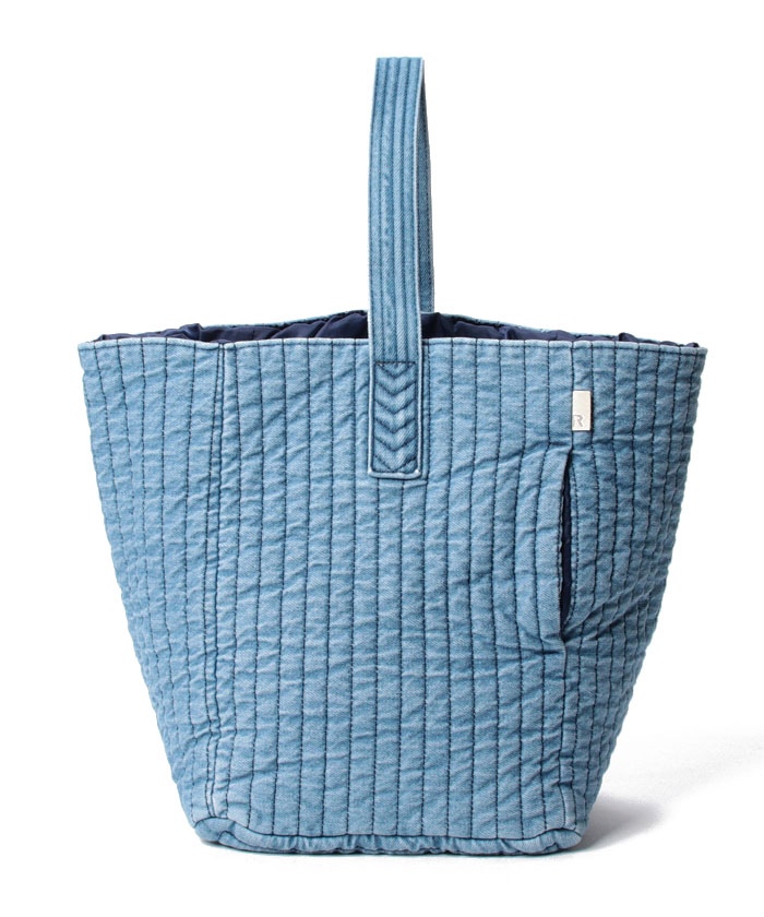 RUE DE VERNEUIL ミディアムトラベルシキルテッドトートバッグ RUE DE VERNEUIL ミディアムトラベルシキルテッドトートバッグ