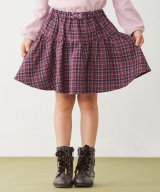 ボルドー系チェック