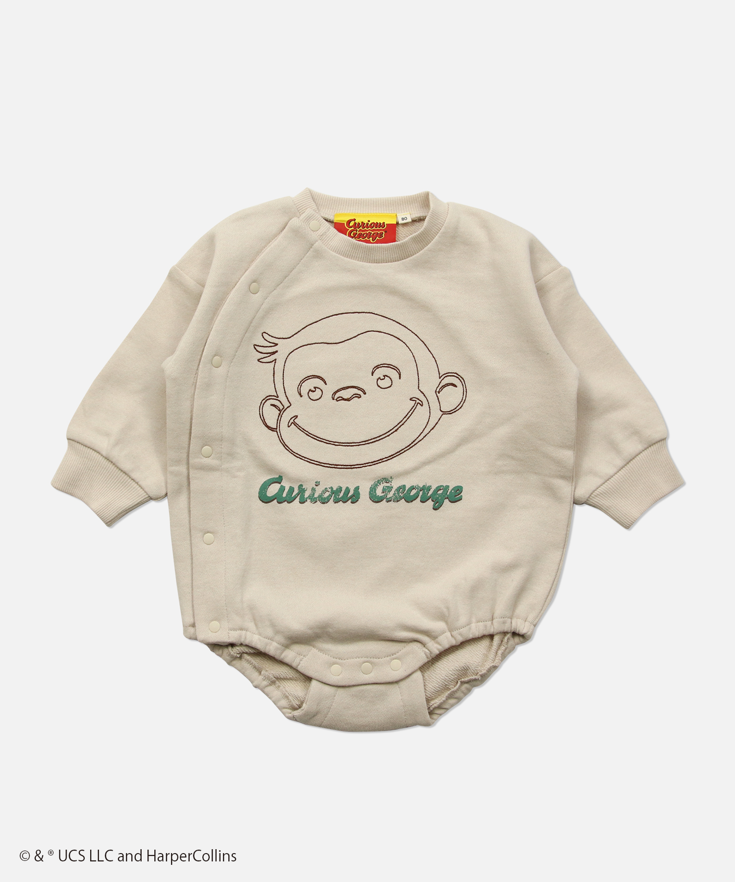 チルツー chil2 おさるのジョージ/裏毛ロンパース(504988884 チルツー chil2 おさるのジョージ/裏毛ロンパース(504988884