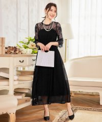 DRESS+/ワンピース レース 披露宴 結婚式 フォーマル　パーティードレス/504989652