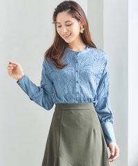 DRESS+/ブラウス シャツ 長袖 異素材ドッキング レース レディース/504989661