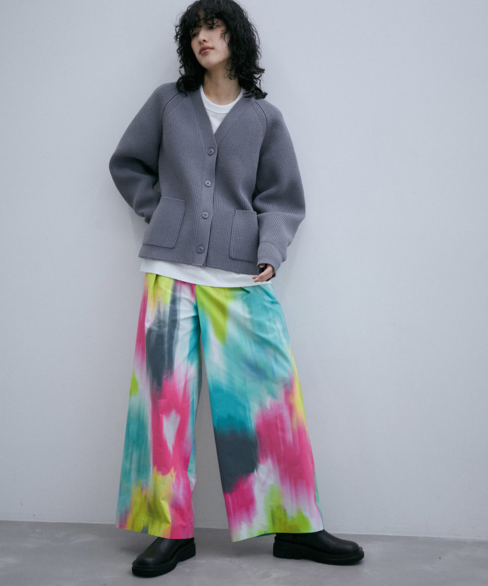 セール 60%OFF】【サステナブル】グラデーションプリントワイド
