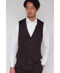 HIGH STREET/HIGH STREET∴綿麻ジオメトリックジャージベスト/504942219