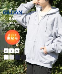 GILDAN/【GILDAN / ギルダン】8.0oz パーカー フーディ トップス アウター フルジップパーカー スウェット 無地 長袖 裏起毛 GL18600/504974540