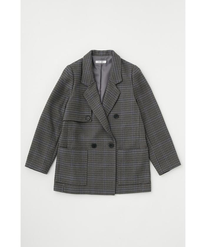 moussy - moussy PLAID  DOUBLEジャケット PLAID DOUBLE ジャケット(504991186) | マウジー(moussy) - d