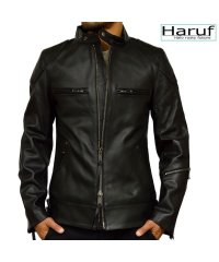 Haruf/ハルフ Haruf レザージャケット ライダースジャケット 革ジャン 本革 メンズ シングルライダース バイクジャケット カウレザー UK3MAR/504992408