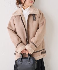 NICE CLAUP OUTLET/フェイクムートンフライトJK/504992534