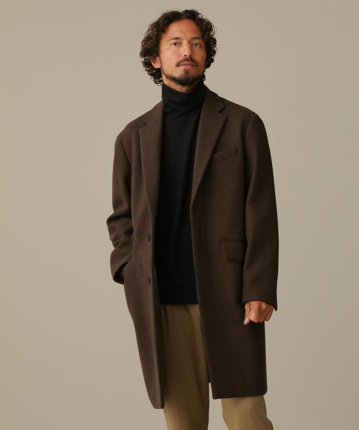 セール 50%OFF】LB.03/SUPER140'Sダブルメルトンチェスターフィールド