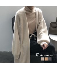 Forcement/フォースメント Forcement ロングニットカーディガン/504994080