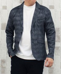 TopIsm/トップイズム TopIsm ゴルフ テーラードジャケット メンズ ゴルフウェア 2つボタン シングル ストレッチ 総柄 長袖 イージー ポリポンチジャージ 秋冬/504994235