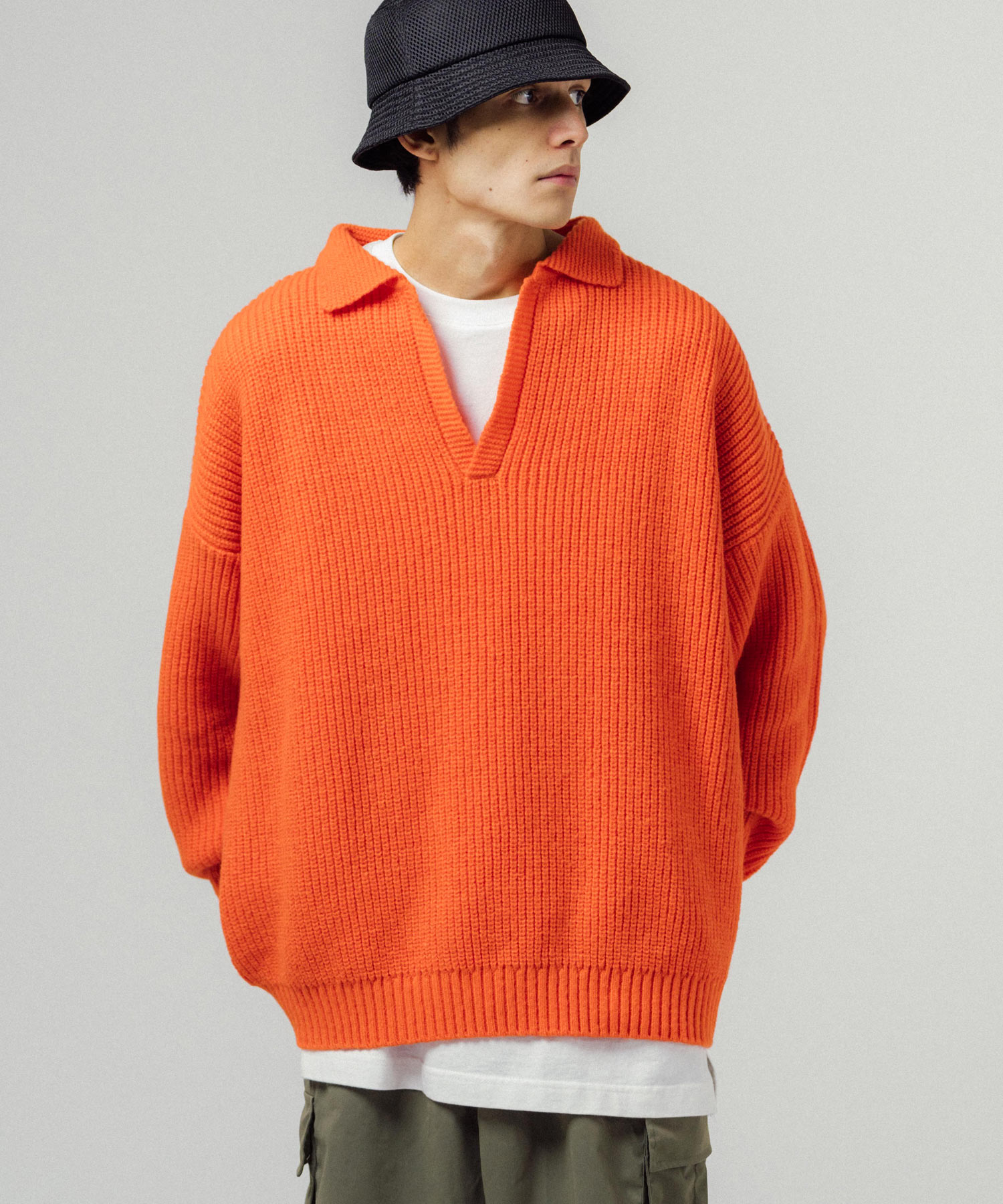 ロッキーモンロー Rocky Monroe ニット スキッパー メンズ