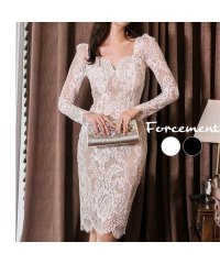 Forcement/フォースメント Forcement 総レースタイトドレス/504994463