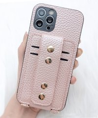 Lace Ladies/レースレディース Lace Ladies ストラップ＆カードホルダー付 PUレザーiPhoneケース/504995503