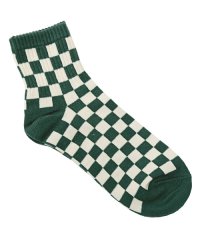 LUXSTYLE/ラグスタイル LUXSTYLE THE SOX(ザソックス)ブロックチェック柄ショートソックス/靴下 メンズ ソックス くつ下 ショートソックス ブロックチェッ/504995628