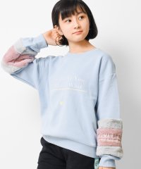 RiCO SUCRE/リコ シュクレ RiCO SUCRE 裏起毛袖ファー切り替えトレーナー/504997733