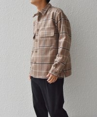 SHIPS any MEN/SHIPS any: シャギー CPO チェック 長袖 シャツ/504998748