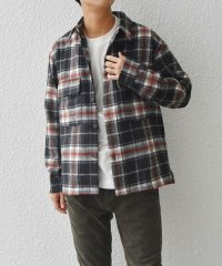 SHIPS any MEN/SHIPS any: シャギー CPO チェック 長袖 シャツ/504998748